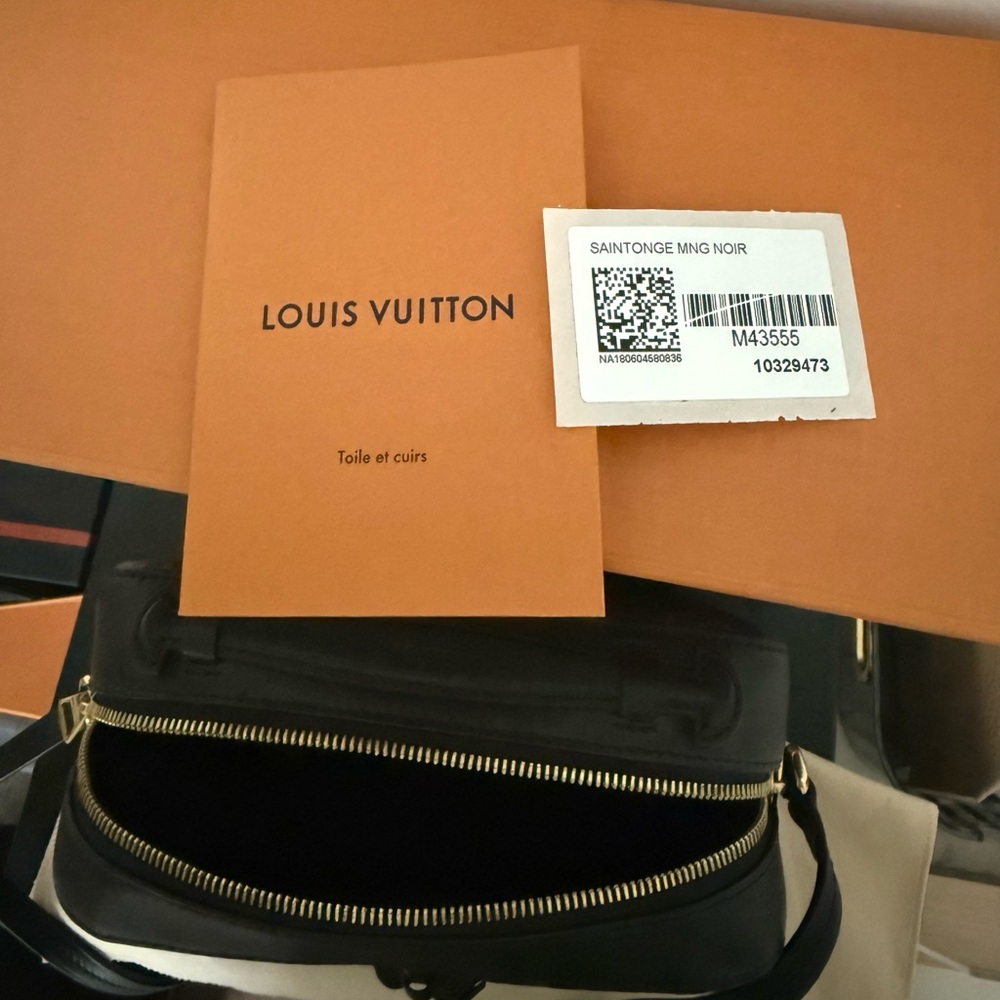 💯Authentic Saintonge Monogram Black crossbody - Picture 10 of 12